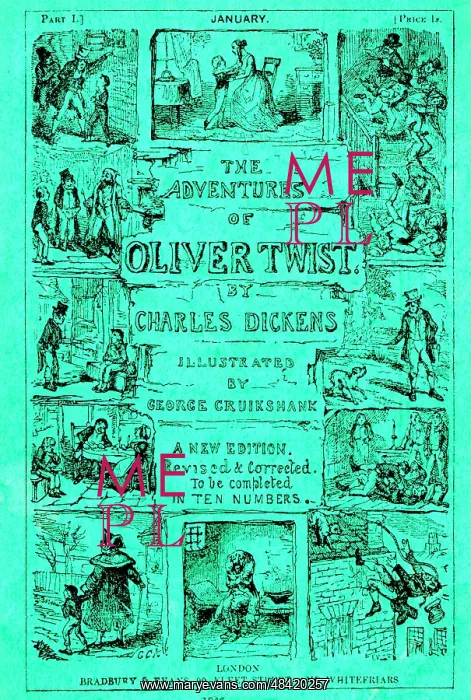 : Wrapper design, Oliver Twist by Charles Dickens : Wrapper design, Oliver Twist by Charles Dickens