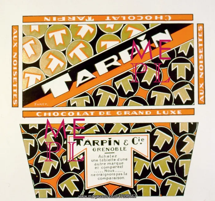 : Wrapper design for Tarpin luxury chocolate : Wrapper design for Tarpin luxury chocolate