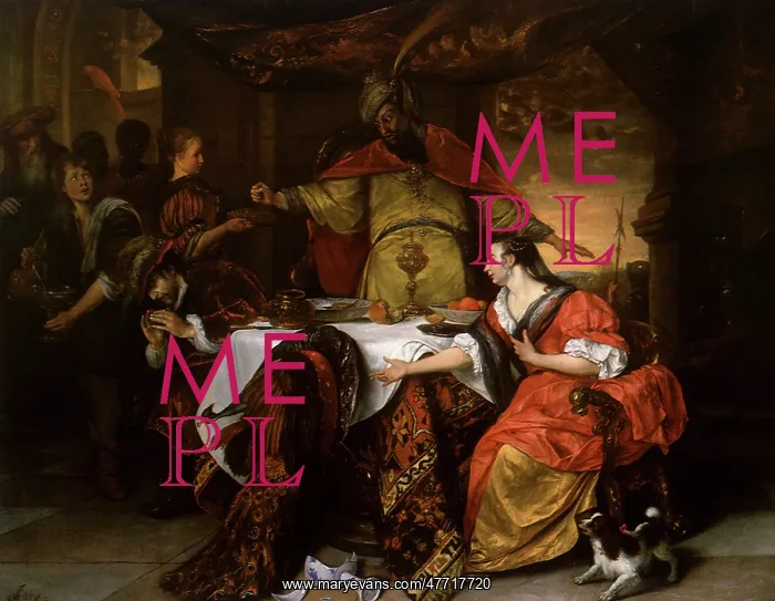  : Wrath of Ahasuerus, by Jan Steen