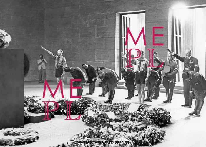 : Wreath-laying ceremony in Berlin, 1938 : Wreath-laying ceremony in Berlin, 1938