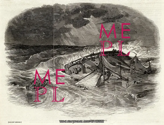 : Wreck of the American brig, Somers : Wreck of the American brig, Somers