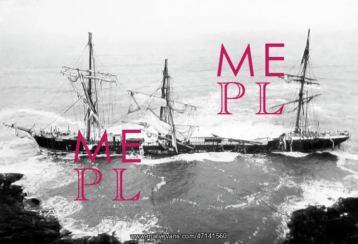 : Wreck of the Bay of Naples on the Manacles off the Lizard : Wreck of the Bay of Naples on the Manacles off the Lizard