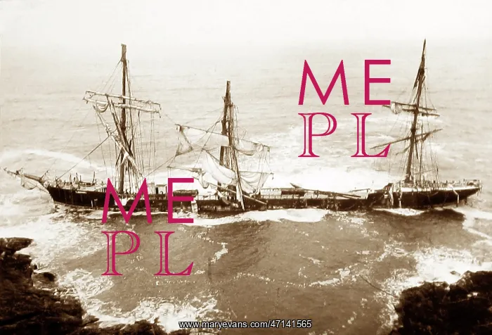 : Wreck of the Bay of Naples on the Manacles off the Lizard : Wreck of the Bay of Naples on the Manacles off the Lizard