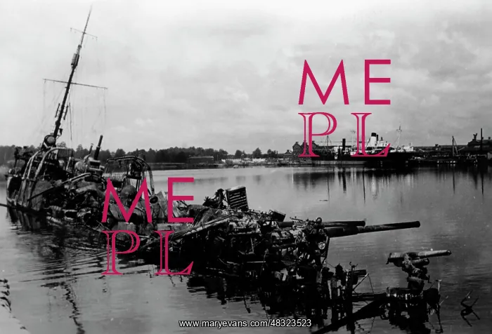 : Wreck of the Soviet destroyer Lenin, 1941 : Wreck of the Soviet destroyer Lenin, 1941