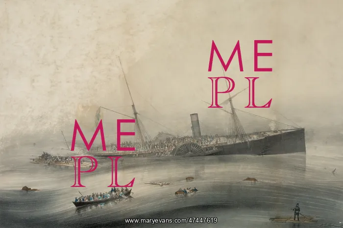 : Wreck of the SS Arctic off Cape Race 1854 : Wreck of the SS Arctic off Cape Race 1854