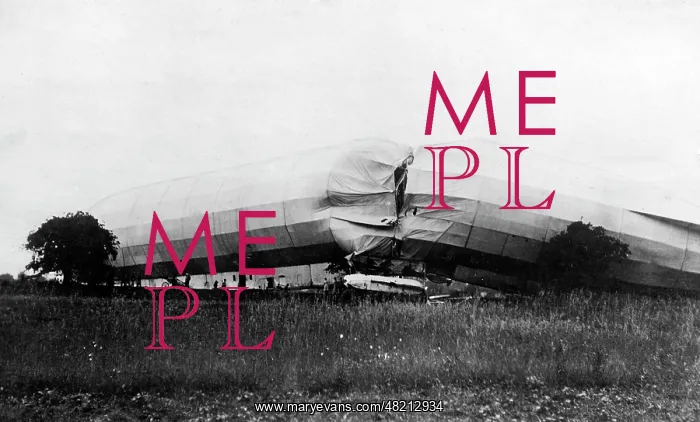 : Wreck of a zeppelin : Wreck of a zeppelin