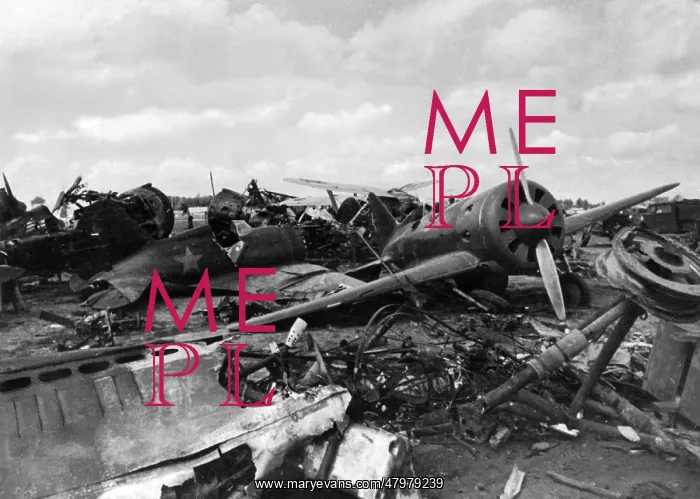 : Wrecked Soviet Fighter Planes : Wrecked Soviet Fighter Planes