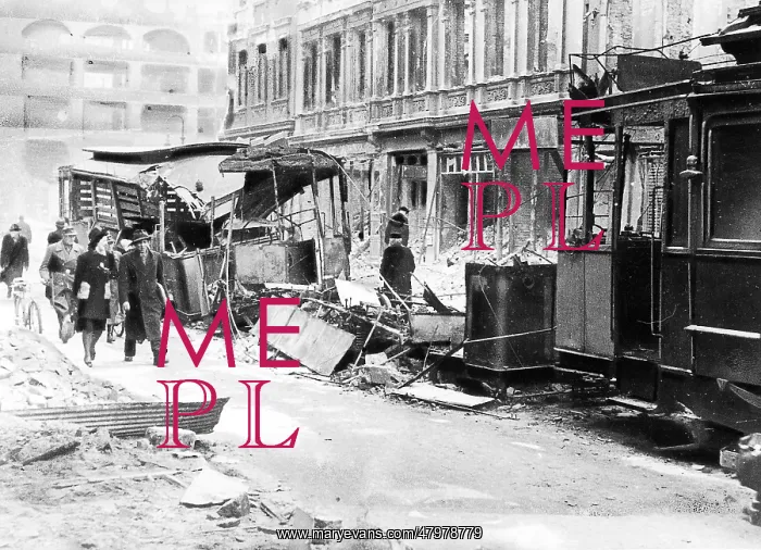 : Wrecked Trams in Berlin : Wrecked Trams in Berlin