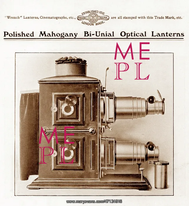  : Wrench biunial magic lantern projector