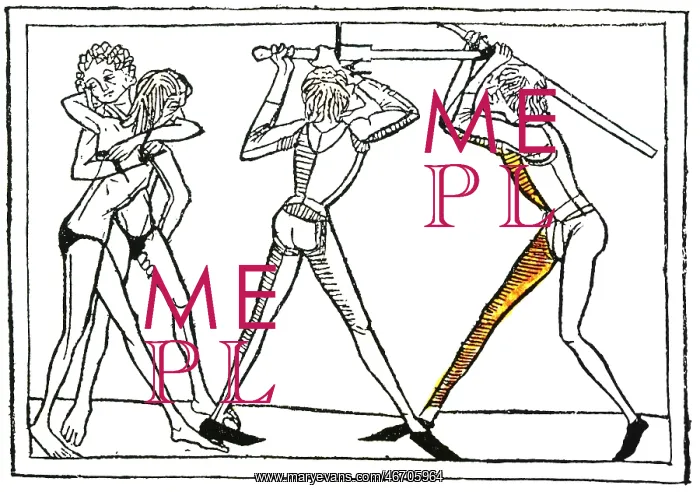 : Wrestler and fencer : Wrestler and fencer
