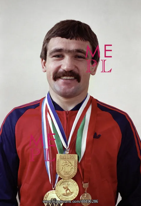 : Wrestler Sergey Kornilayev, 1982 : Wrestler Sergey Kornilayev, 1982