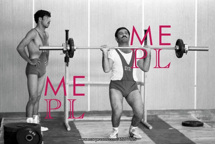 : Wrestlers training, 1980 : Wrestlers training, 1980