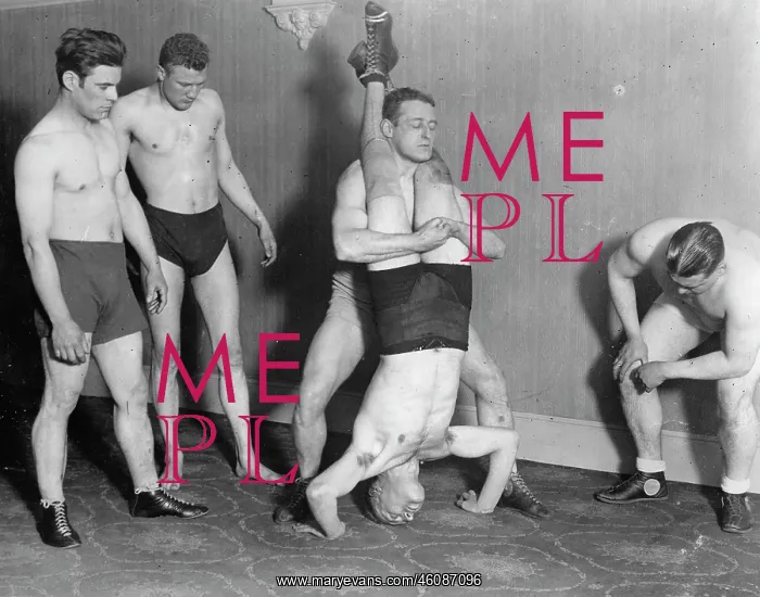 : Wrestlers at the Victoria Palace / : Wrestlers at the Victoria Palace /