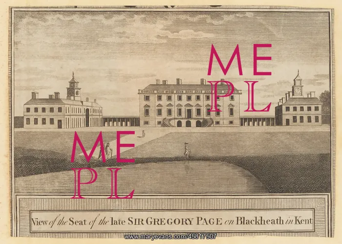 : Wricklemarsh House, Kent, 1784 : Wricklemarsh House, Kent, 1784