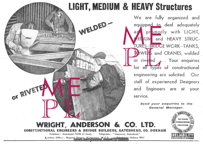 : Wright Anderson Constructional Steelwork : Wright Anderson Constructional Steelwork