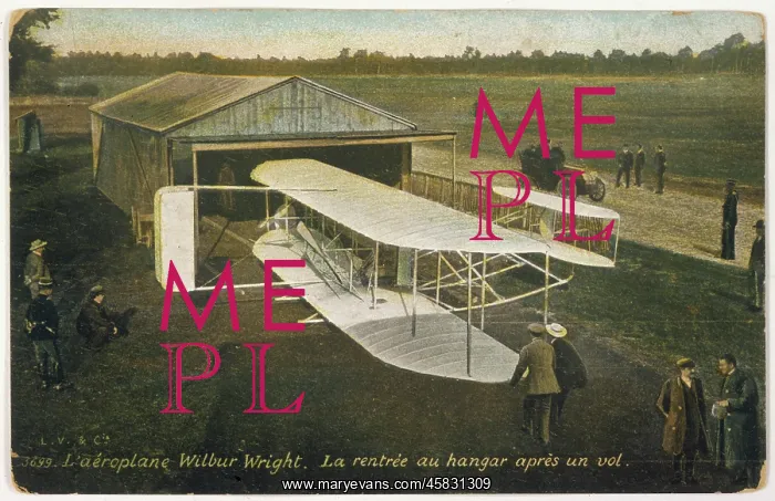 : Wright at Auvours 1908 : Wright at Auvours 1908
