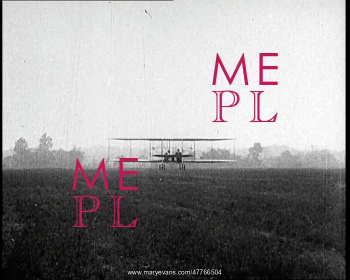 : Wright Brothers Biplane Giving A Demonstration : Wright Brothers Biplane Giving A Demonstration