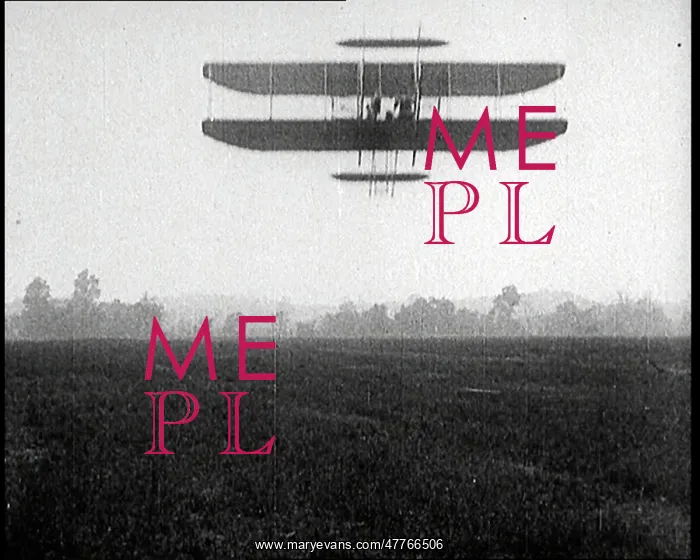 : Wright Brothers Biplane Giving A Demonstration : Wright Brothers Biplane Giving A Demonstration