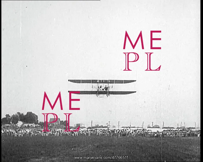 : Wright Brothers Biplane Giving A Demonstration : Wright Brothers Biplane Giving A Demonstration