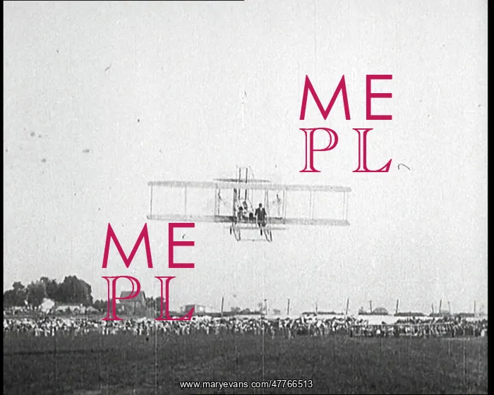 : Wright Brothers Biplane Giving A Demonstration : Wright Brothers Biplane Giving A Demonstration