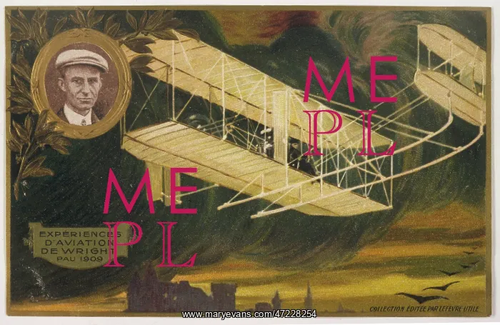 : Wright at Pau 1909 : Wright at Pau 1909