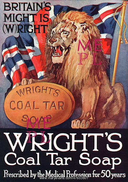 : Wright's Coal Tar soap advertisement : Wright's Coal Tar soap advertisement