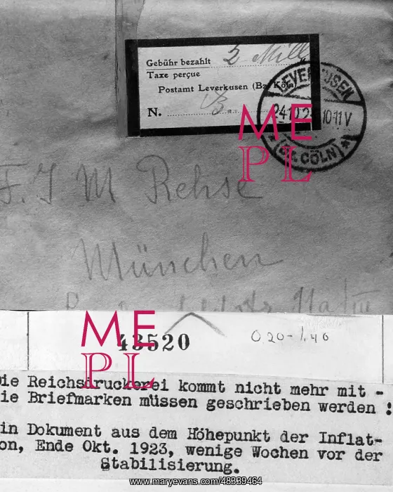 : Written stamp, 1923 : Written stamp, 1923