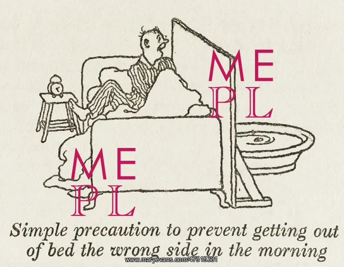 : Out of wrong side of bed - W H Robinson : Out of wrong side of bed - W H Robinson