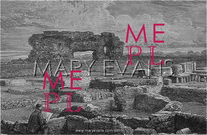 : WROXETER (WALL & BATHS) : WROXETER (WALL & BATHS)