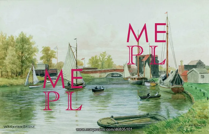 : Wroxham Bridge, River Bure, Norfolk Broads : Wroxham Bridge, River Bure, Norfolk Broads