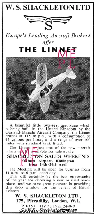 : W.S.Shackleton. Aircraft Sales, Services & Brokerage. Spares : W.S.Shackleton. Aircraft Sales, Services & Brokerage. Spares