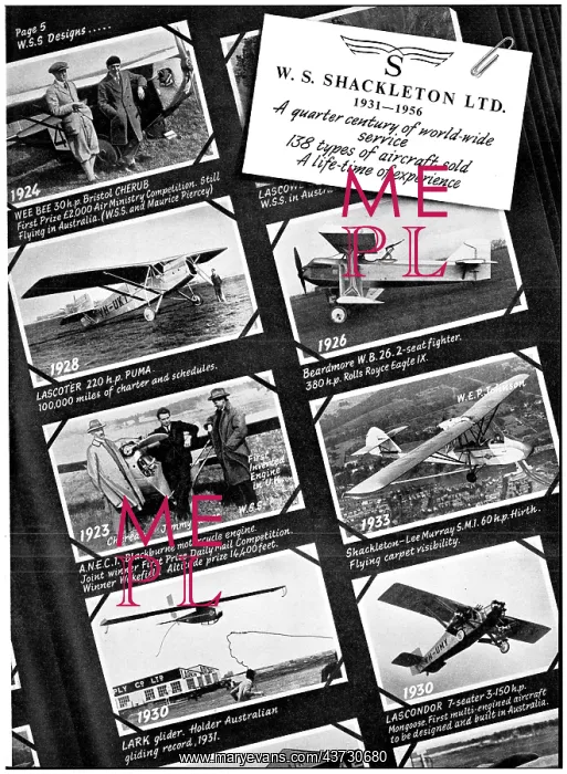: W.S.Shackleton. Aircraft Sales, Services & Brokerage. Spares : W.S.Shackleton. Aircraft Sales, Services & Brokerage. Spares