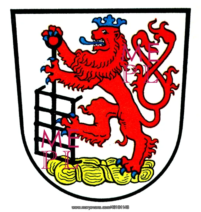 : Wuppertal. coat of arms / emblems, Wuppertal, city arms, North Rhine-Westphalia, Germany : Wuppertal. coat of arms / emblems, Wuppertal, city arms, North Rhine-Westphalia, Germany
