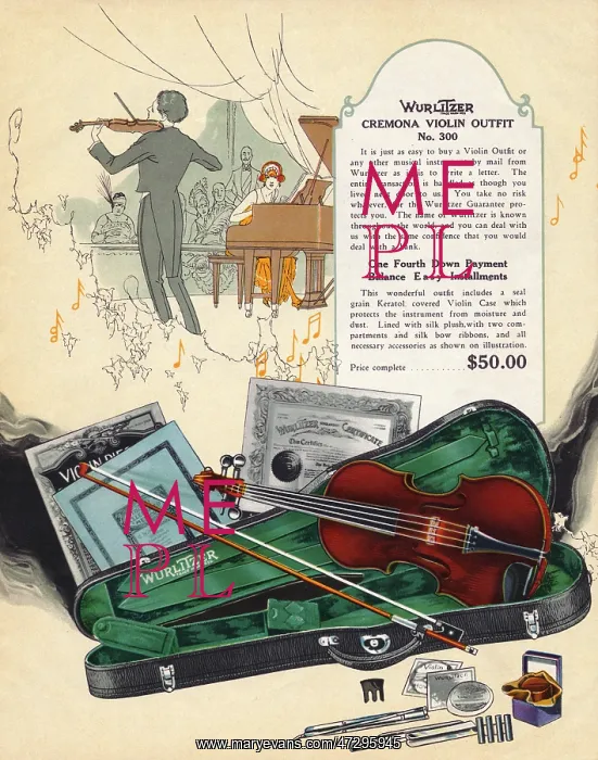  : WURLITZER VIOLIN OUTFIT