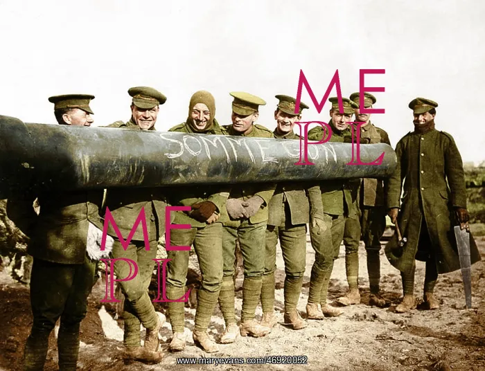 : WW1 100. WW1 - A group of men from the Royal Regiment of Artillery : WW1 100. WW1 - A group of men from the Royal Regiment of Artillery