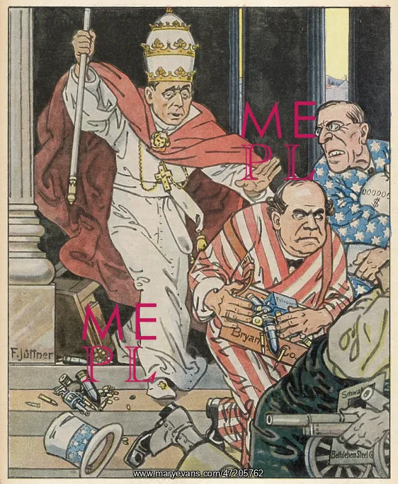 : WW1 / 1915 / POPE & AMERICA : WW1 / 1915 / POPE & AMERICA