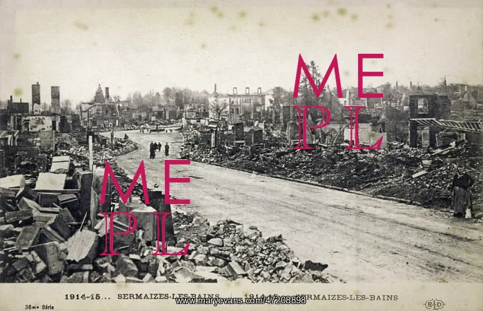  : WW1 / 1915 / SERMAIZES BAINS