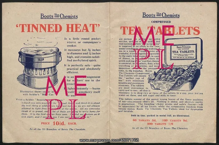 : WW1 - On Active Service, two pages : WW1 - On Active Service, two pages