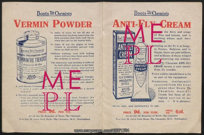 : WW1 - On Active Service, two pages : WW1 - On Active Service, two pages