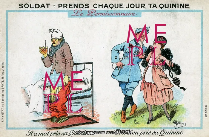 : WW1 - The advantages of using Quinine to treat illness : WW1 - The advantages of using Quinine to treat illness