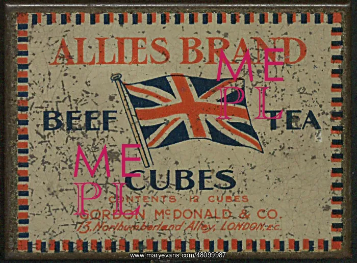  : WW1 - Allies Brand Beef Tea Cubes