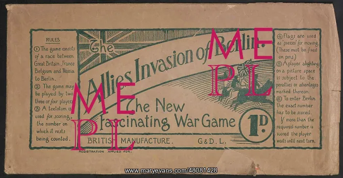 : WW1 - The Allies Invasion of Berlin, board game : WW1 - The Allies Invasion of Berlin, board game