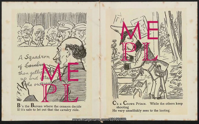 : WW1 - An Alphabet of the War - B and C : WW1 - An Alphabet of the War - B and C
