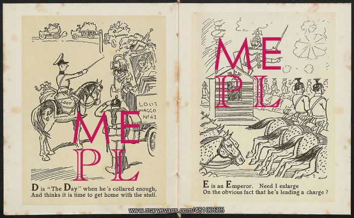  : WW1 - An Alphabet of the War - D and E