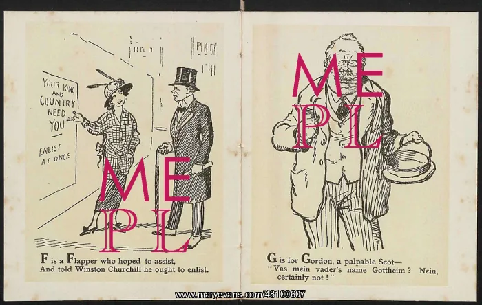 : WW1 - An Alphabet of the War - F and G : WW1 - An Alphabet of the War - F and G