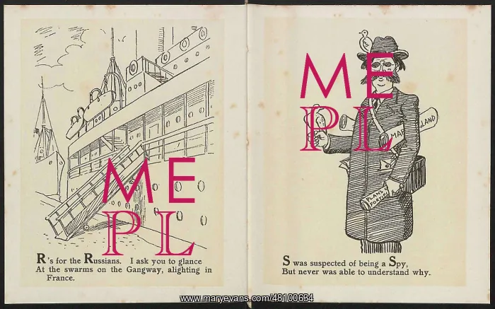 : WW1 - An Alphabet of the War - R and S : WW1 - An Alphabet of the War - R and S