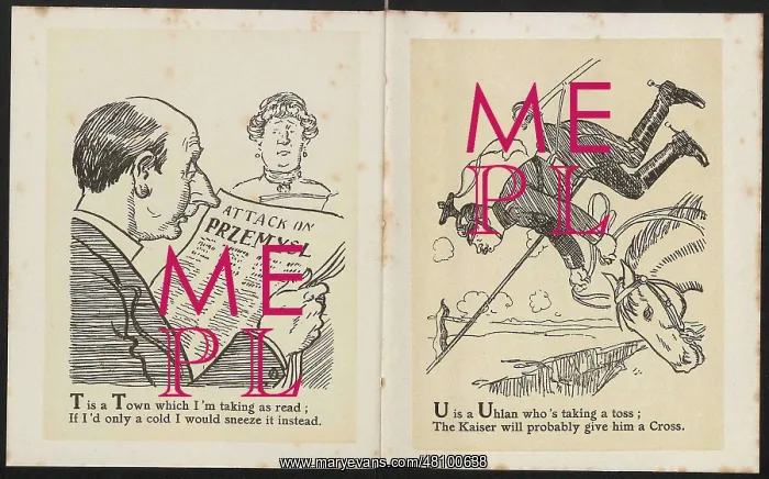 : WW1 - An Alphabet of the War - T and U : WW1 - An Alphabet of the War - T and U