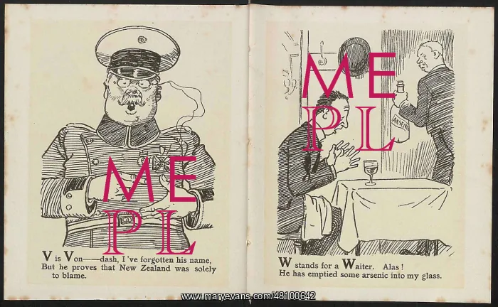 : WW1 - An Alphabet of the War - V and W : WW1 - An Alphabet of the War - V and W