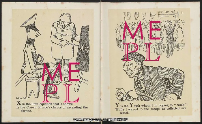 : WW1 - An Alphabet of the War - X and Y : WW1 - An Alphabet of the War - X and Y