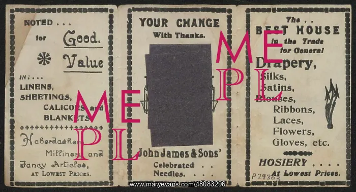 : WW1 - The Army & Navy Change Needle Case : WW1 - The Army & Navy Change Needle Case